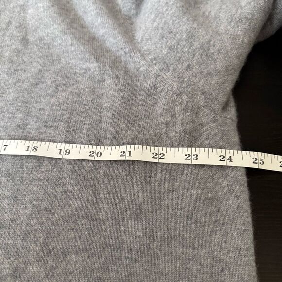 Nordstrom Sweater Mens Sz XL Gray Knit 100% Cashmere Crewneck Super Soft Classic - Picture 10 of 11